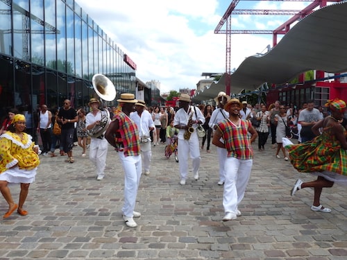 Caribop en action - festival arts de la rue